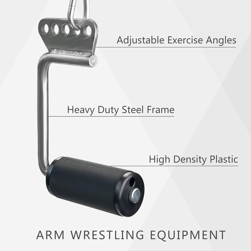 Arm Wrestling Handles, Fat Armwresting Training Equipment LAT Pulldown Attachmen