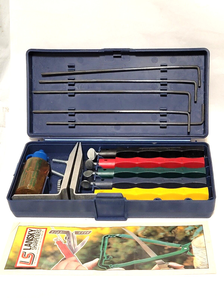 Lansky Deluxe 5-Stone System Model #LK005 Precision Knife Sharpening System