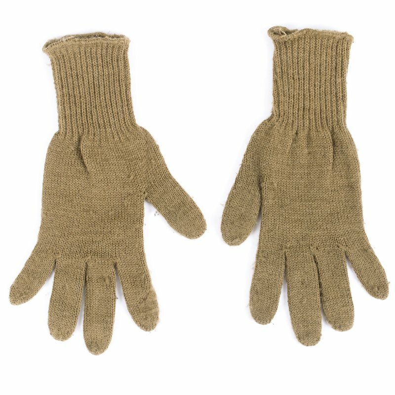 USGI Cold Weather Glove Wool Inserts Medium Type II Class 4 Tan 100% Wool