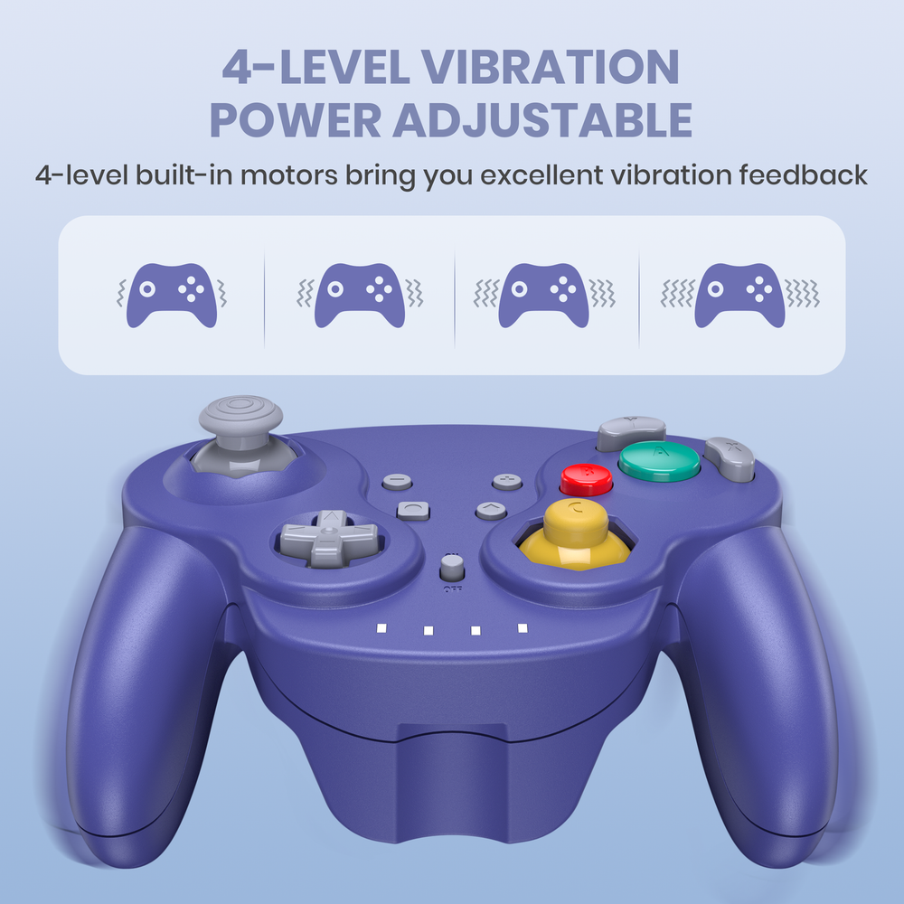Wireless GameCube NSO Controller for Nintendo Switch Online/PC/Android/iOS/Steam