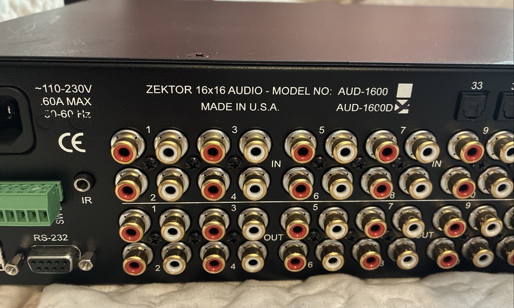 Zektor PROAUDIO16 DSP AUDIO MATRIX AUD-1600D
