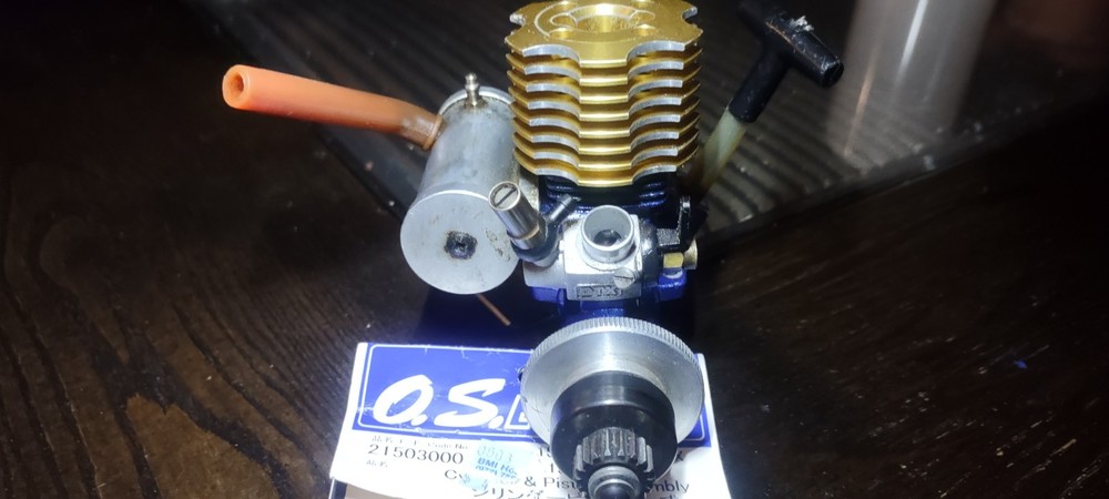 Os Max Hyper Series Cv15 New Piston & Sleeve Fresh Build. Nice