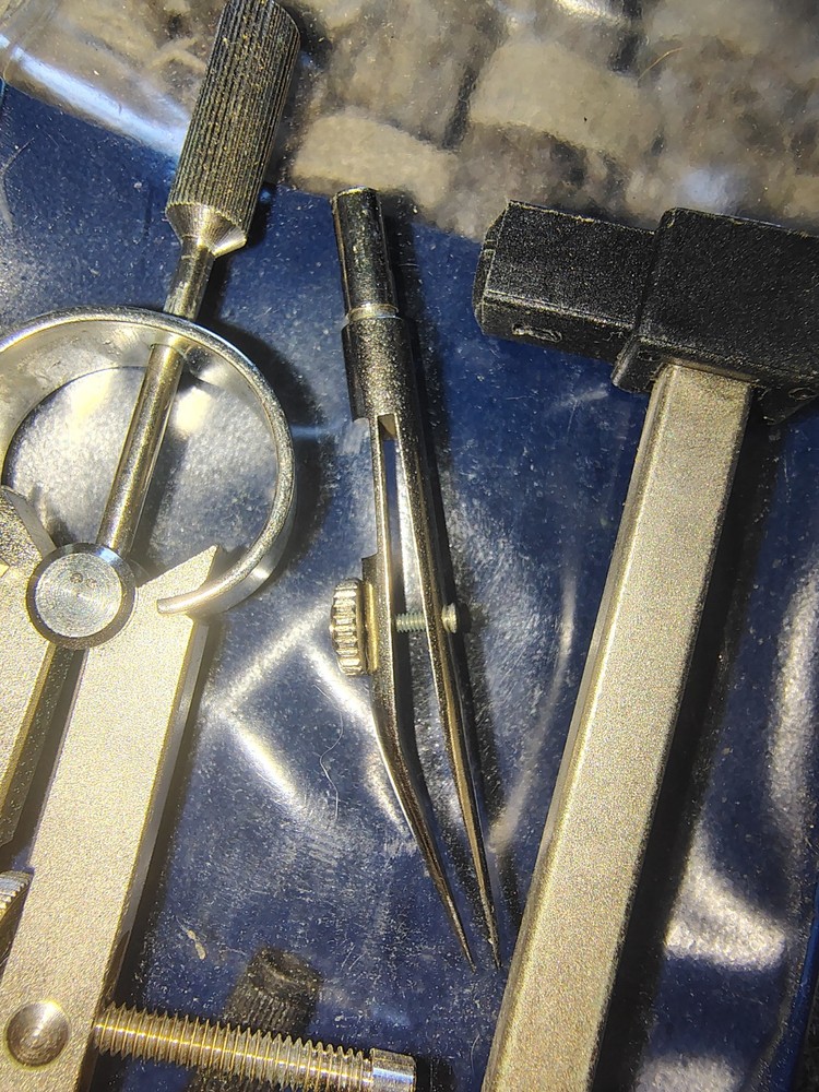 Pickett Compass Divider Engineering Drafting Tool Set Germany