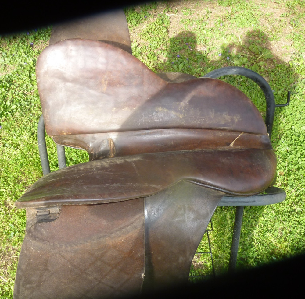 Vintage 21" Barnsby Cutback Saddleseat Saddle