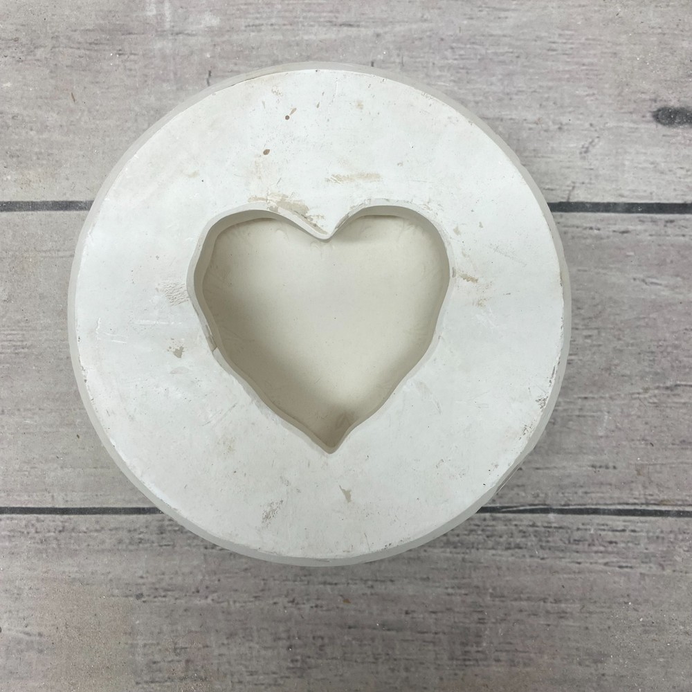 Cramer Ceramic Casting Mold Designer Heart-Shaped #HC-235