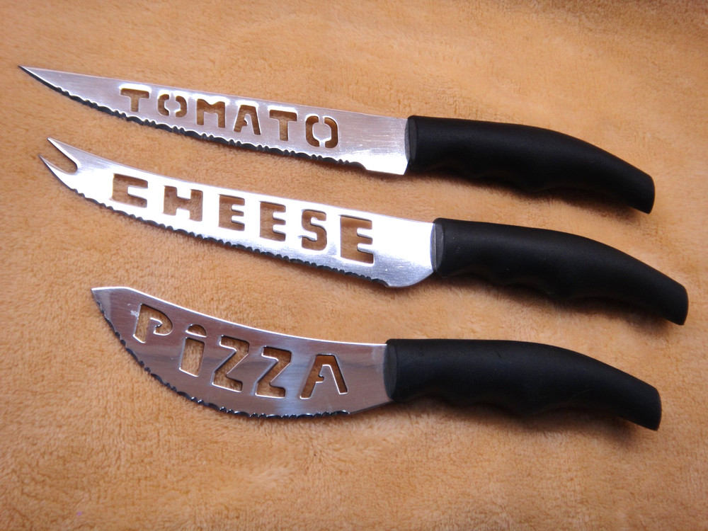 Forever Sharp TOMATO CHEESE and PIZZA Knives
