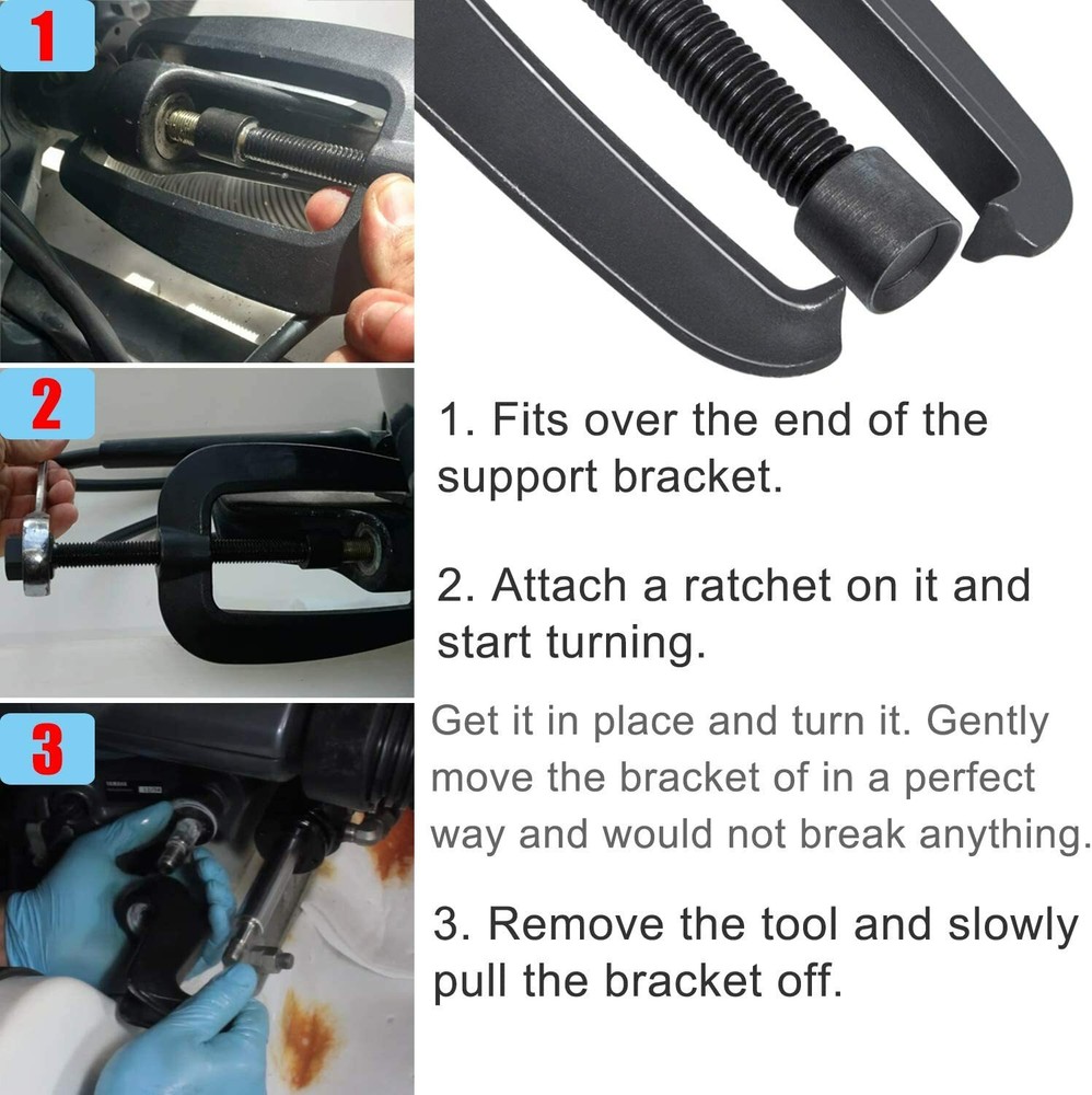 Hydraulic Steering Support Bracket Puller Remover for Seastar Uflex