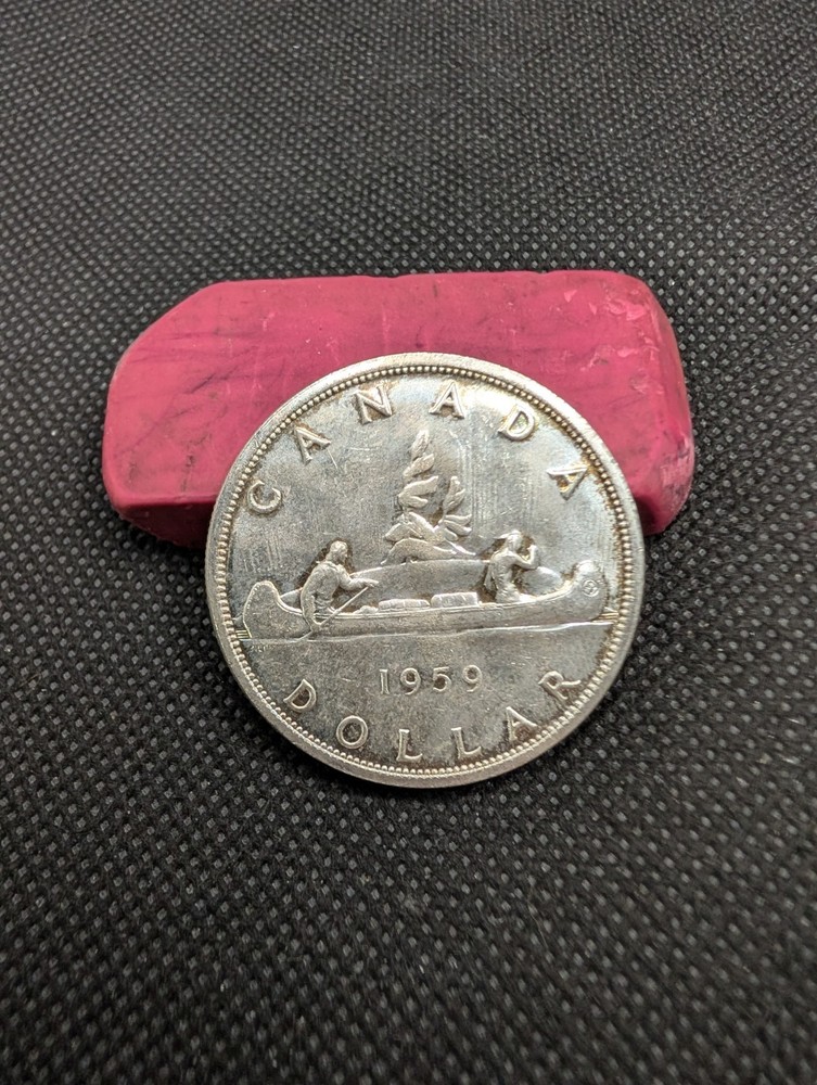 1959 Canada Silver Dollar %80
