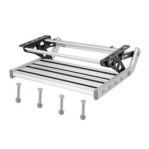 Aluminum Manual Pull Out Drop Down Folding Step Motorhome RV Campervan Caravan