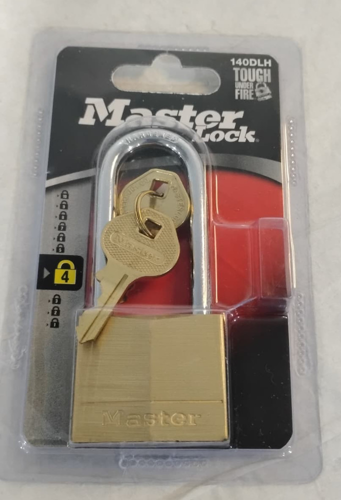 Master Lock 140DLH Padlock, 1 Pack, Bronze/Silver