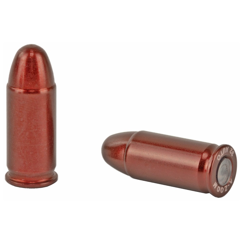 A-Zoom Snap Caps 32 ACP 5 Pack Red Aluminum for Function Testing and Training