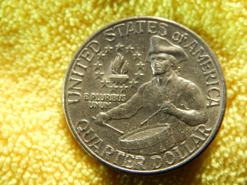 Bicentennial Quarter D Mint , Multiple Mint Errors Reverse and Obverse Errors