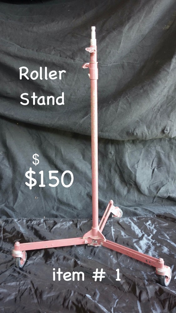 Roller Stand Folding Base Adjustable Height