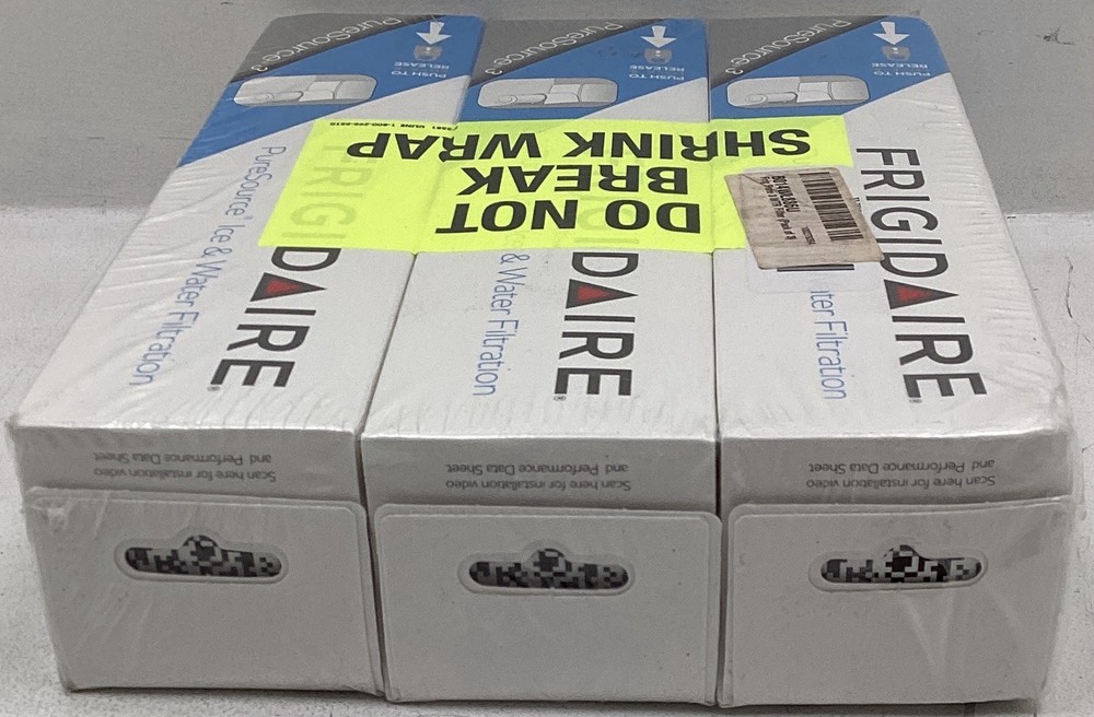 3 PACK Frigidaire WF3CB Refrigerator PureSource 3 Water & Ice Filter