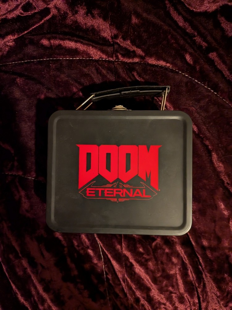 Doom Eternal Lunch Box Gamestop Pre Order