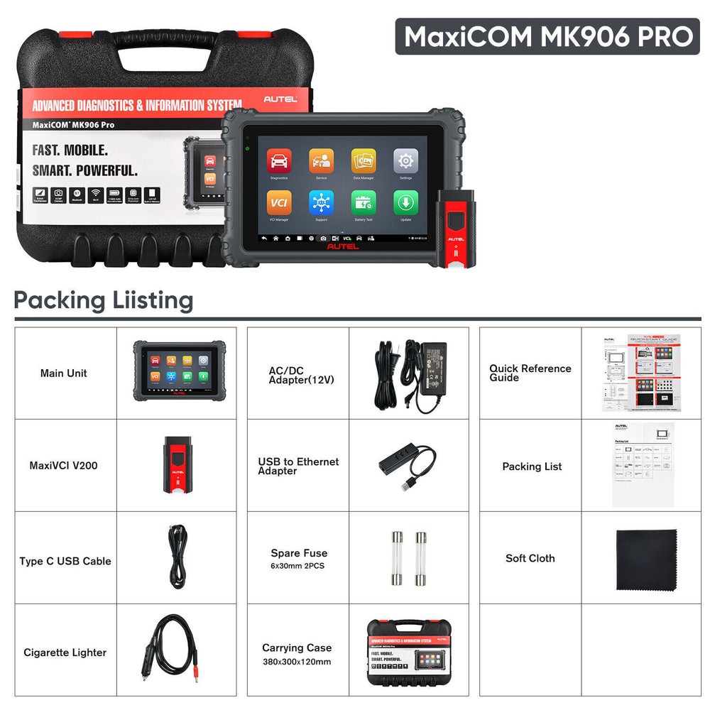 Autel MaxiSys MS906 Pro Coding Full System Diagnostic Scanner Tool as MK906S PRO