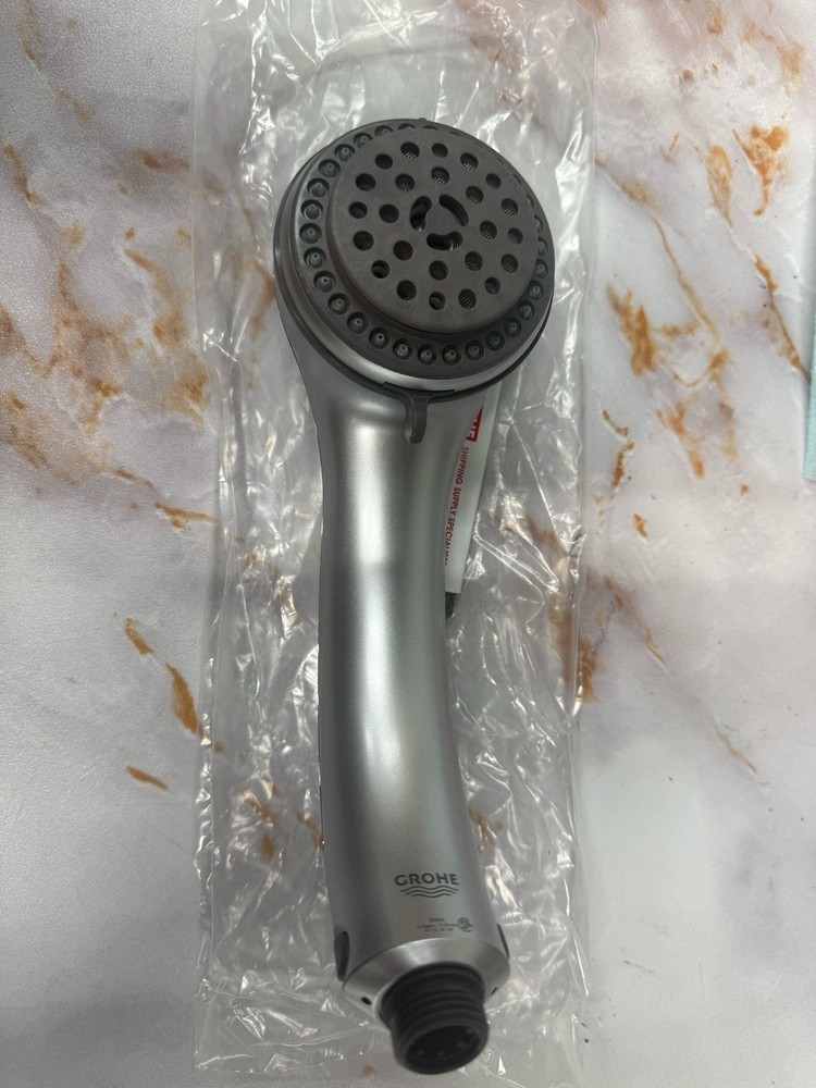 Grohe 28175 Relexa Plus Champagne Handheld Shower Two spray patterns, CHROME