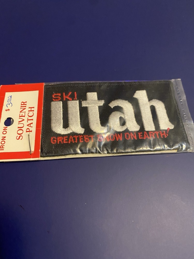 SKI UTAH Iron On Patch