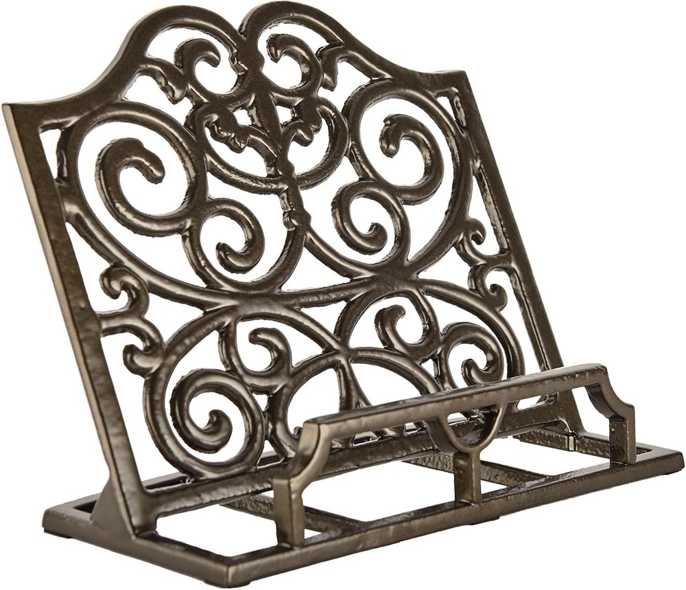 Traditional Cast Iron Cookbook Stand