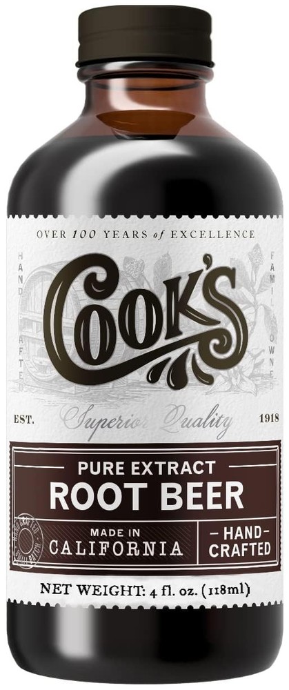Root Beer Extract Flavoring, For Root Beer Making and Baking, 4 Ounce