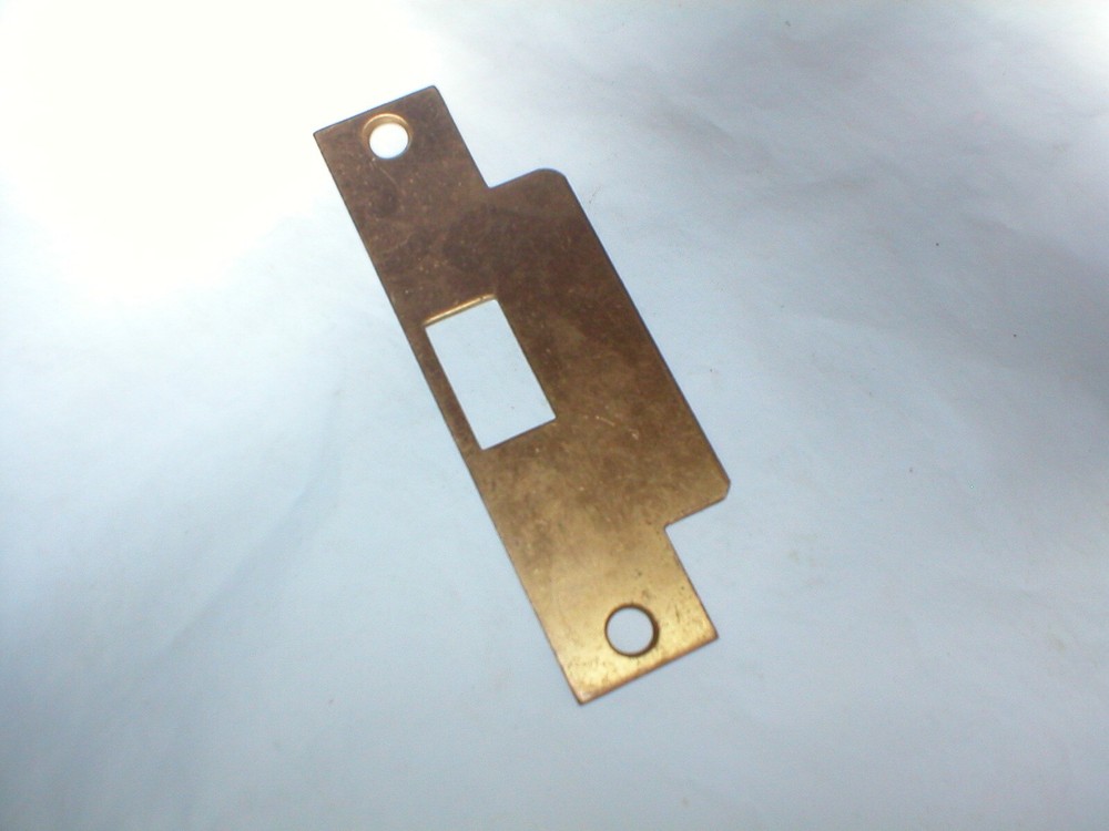 Vintage Solid Red Brass Striker Plate