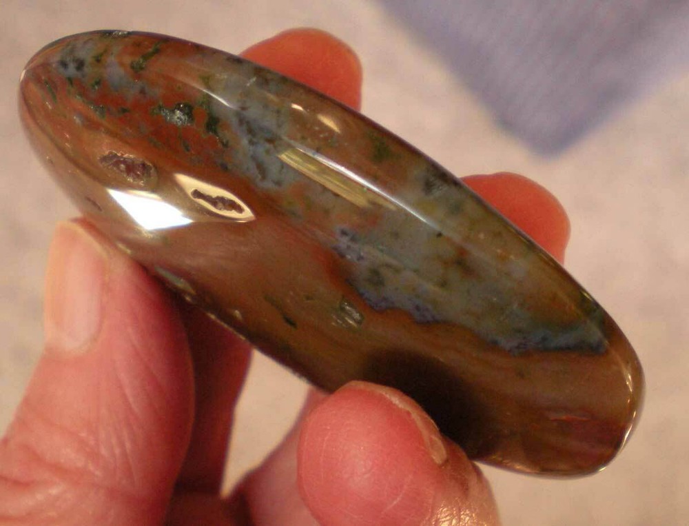Ocean Jasper Palm Stone sc687j