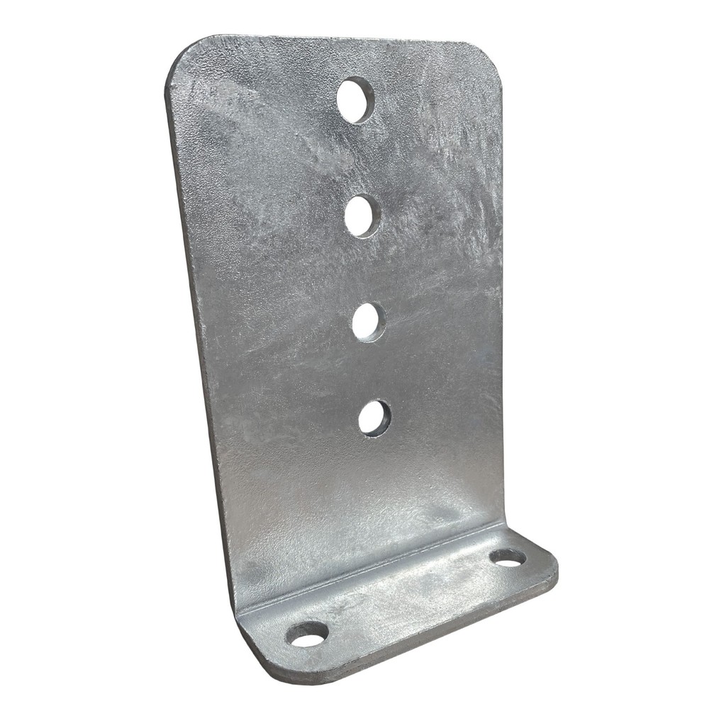 8 Pack - 8" Galvanized L-Type Boat Trailer Bunk Bracket, Heavy Duty
