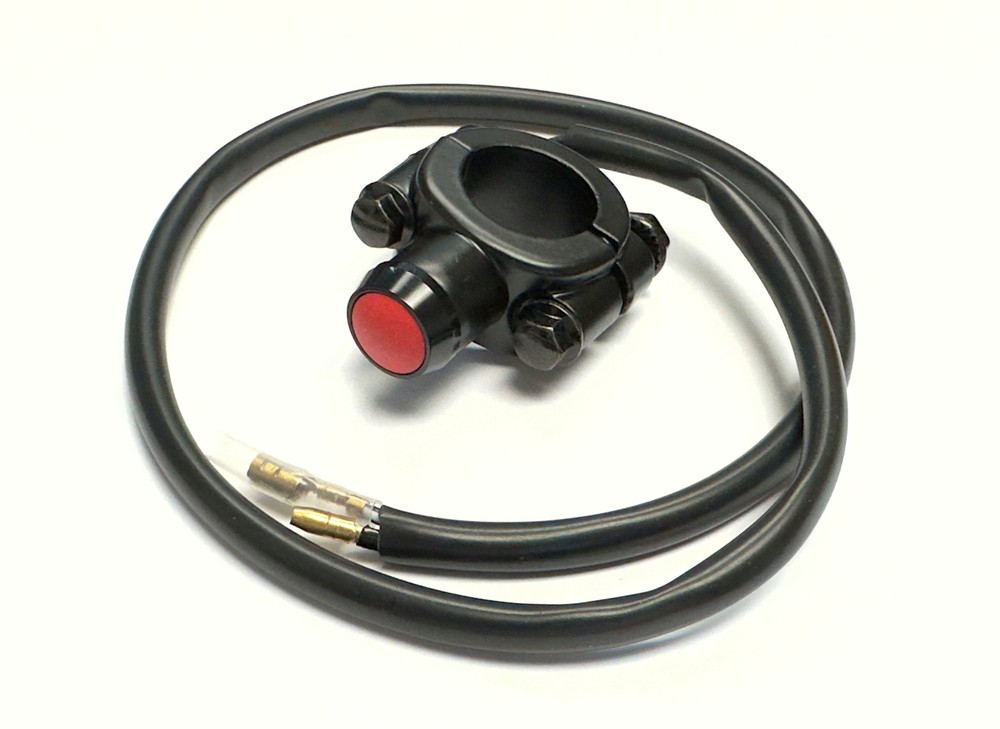 K&S Momentary Switch Universal Red Button 12-0301