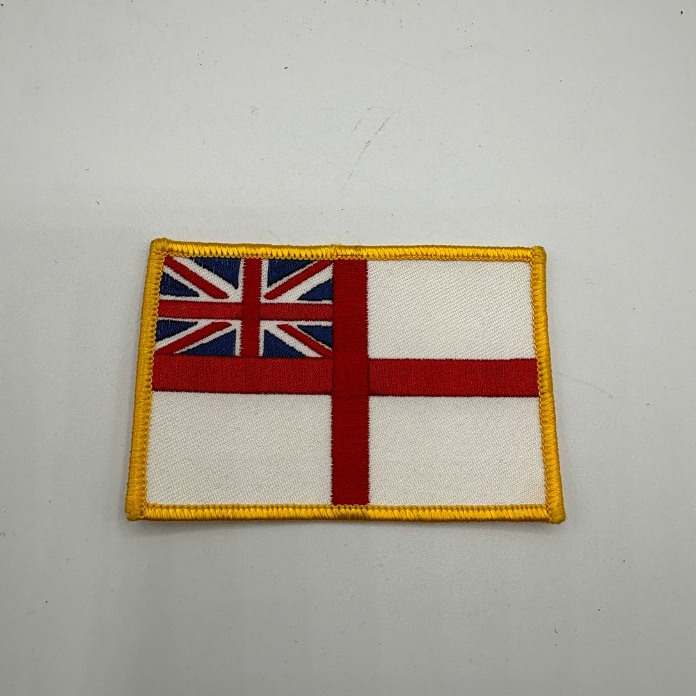 BRITISH ROYAL NAVY ENSIGN FLAG PATCH