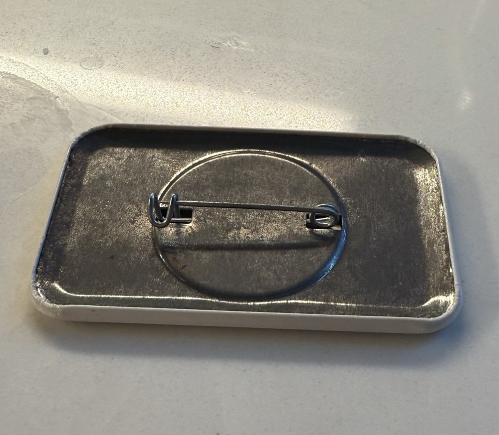 BUDWEISER RACING Button Square Vintage