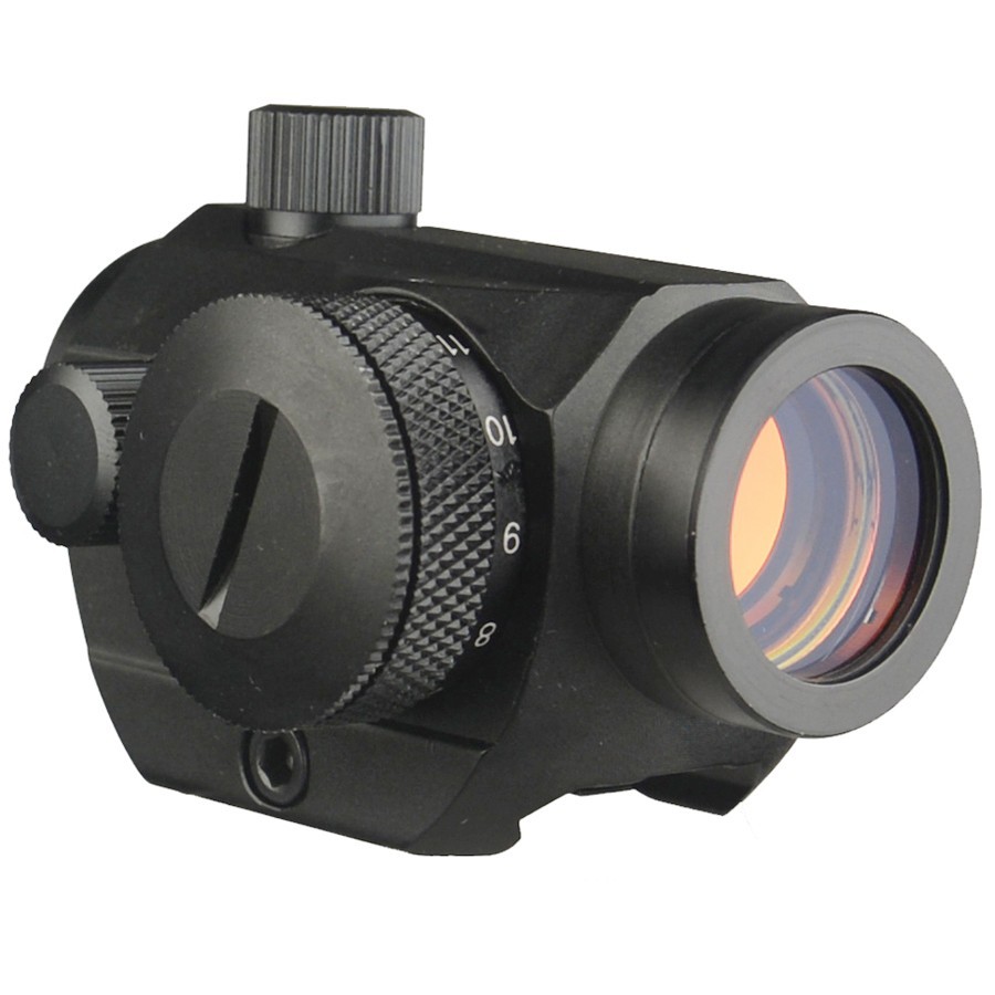 Micro Red Dot Sight 2 MOA 1x20mm Reflex Sight 11 Step Brightness Adjustable