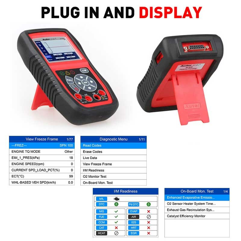 12V Car PowerScan Circuit Tester Electrical Power Probe AVOmeter Diagnostic OBD2