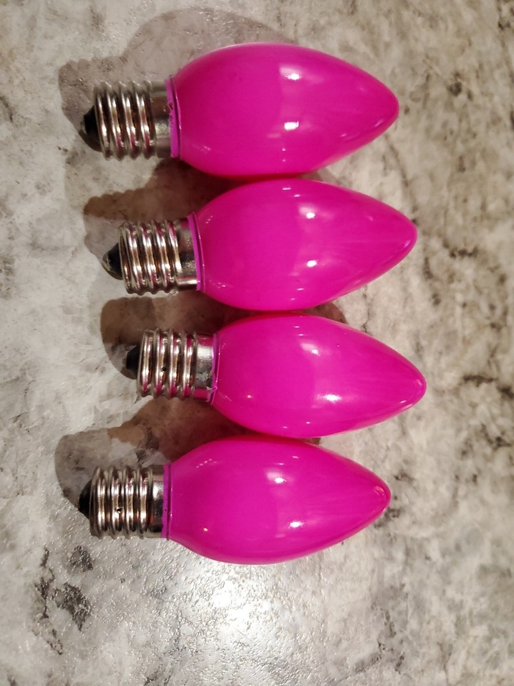 4 Qty C9 Replacement Christmas Bulbs