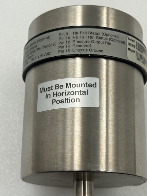 MKS Instruments E28B-24565 Range 0.1 Torr Baratron Etch Manometer Used