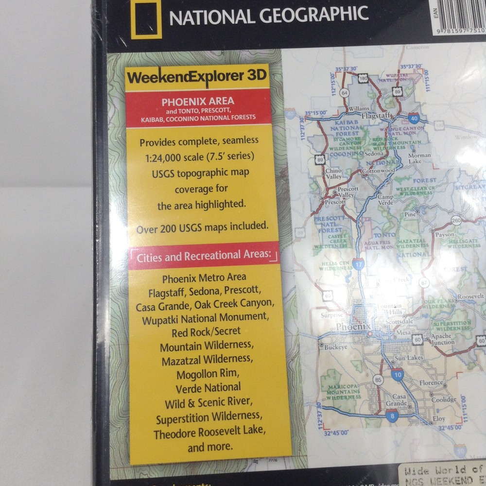 National Geographic WeekendExplorer 3D Mapping Software | Phoenix Area | Shrink