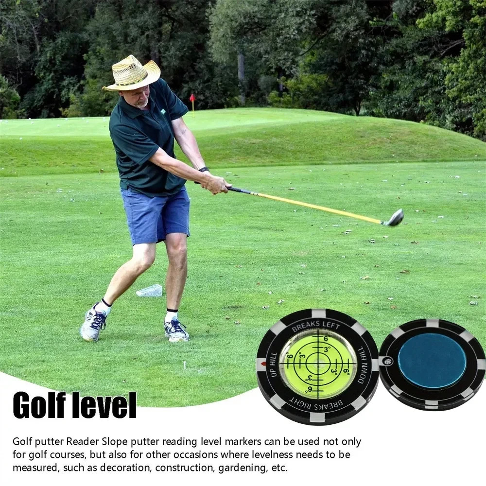 Golf Putting Aid Ball Marker Slope Reader Precision Green Training Tool