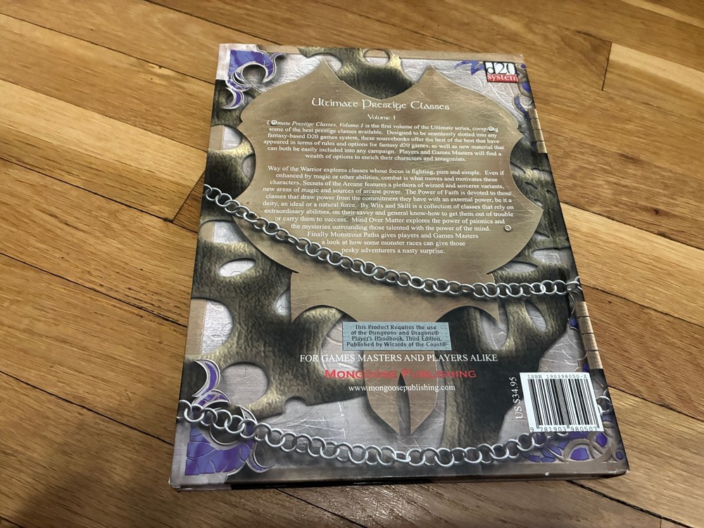 Dungeons & Dragons 3.5 Ultimate Prestige Classes Vol. 1 D20