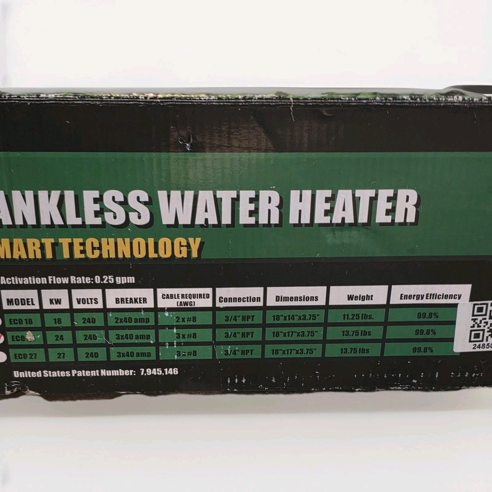 NEW EcoSmart 24 kW 4.68 GPM 240-Volt Electric Tankless Water Heater (ECO 24)