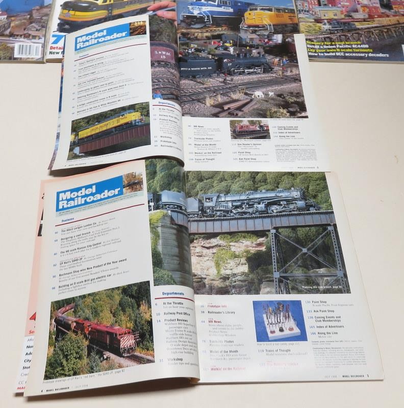 Model Railroader Magazine Complete Year 1998 - 12 Issues