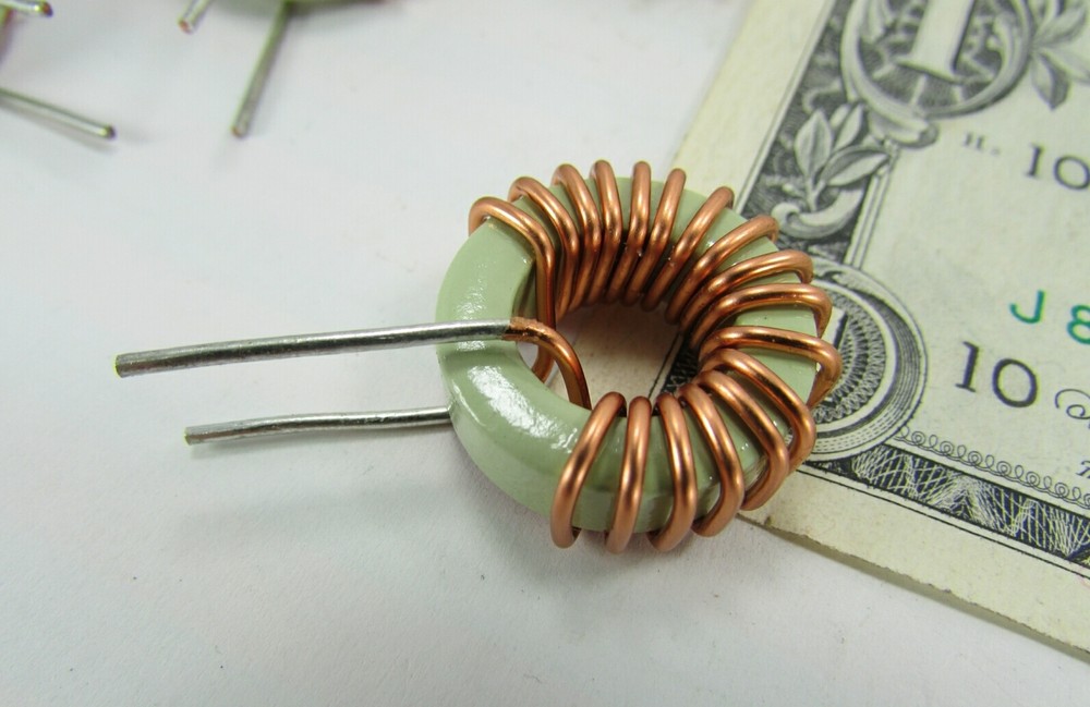 5 Large Copper Wire Wound Ferrites, Chokes Filters,Toroids Inductors Electronics
