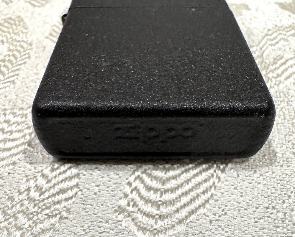 Zippo Windproof Lighter Classic Plain Matte Black Finish