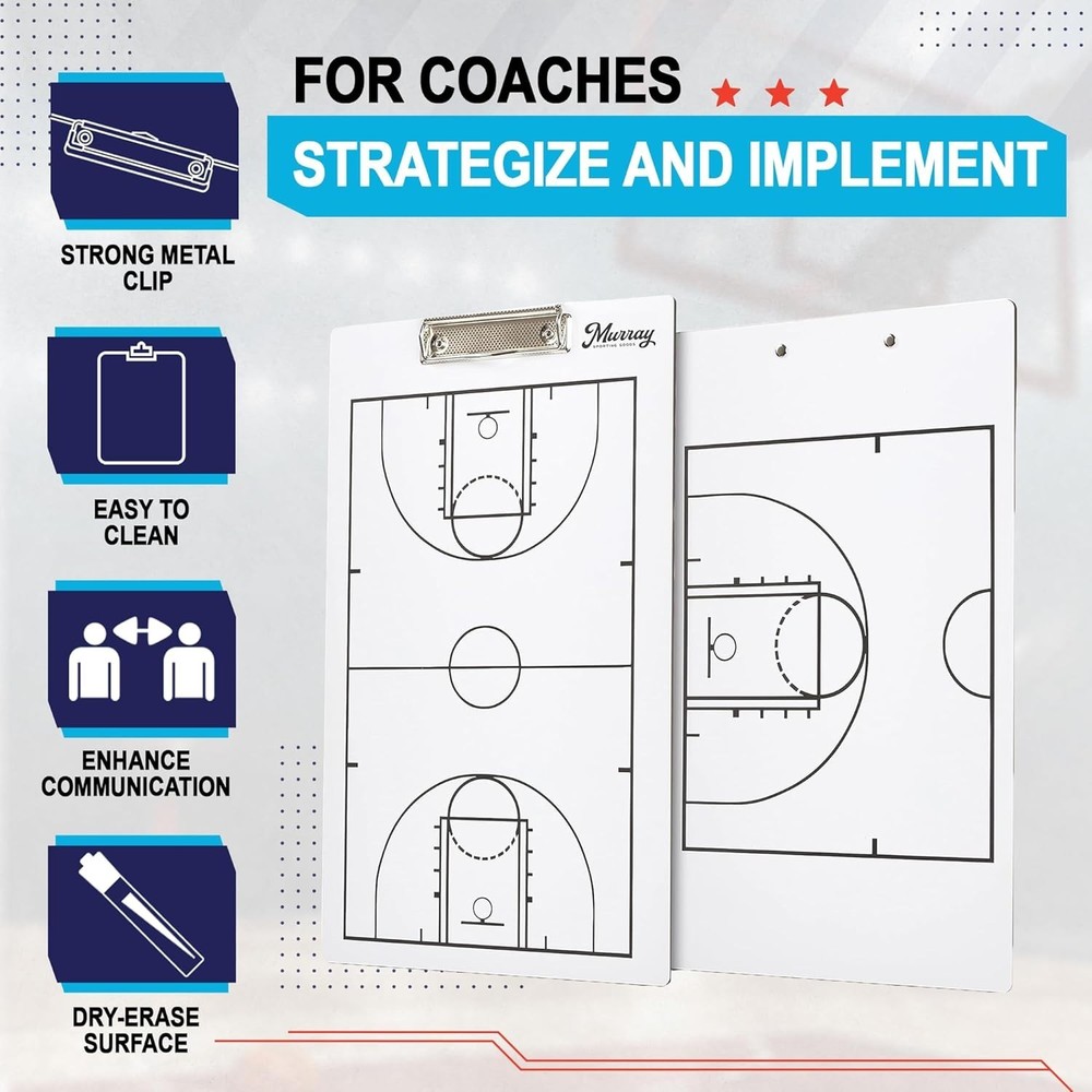 Versatile Dry Erase Coaches Clipboard | Portable White Board