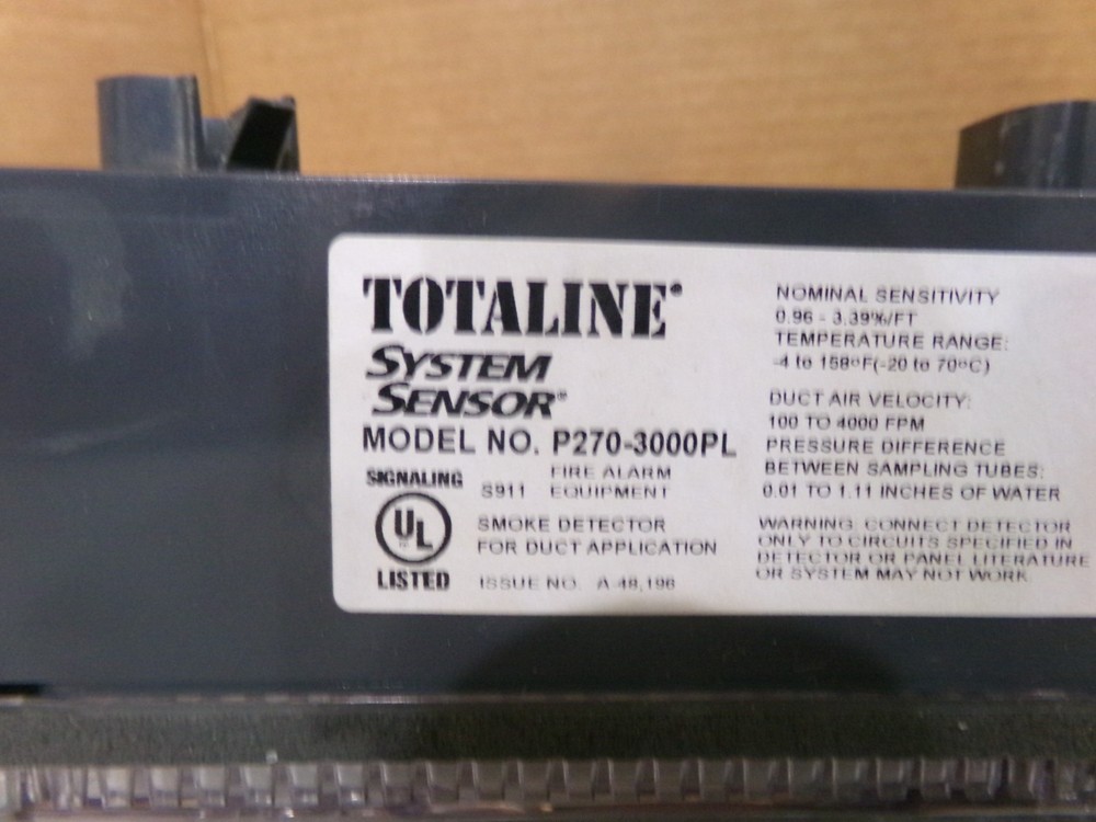 TOTALINE SYSTEM SENSOR P270-3000PL SMOKE DETECTOR