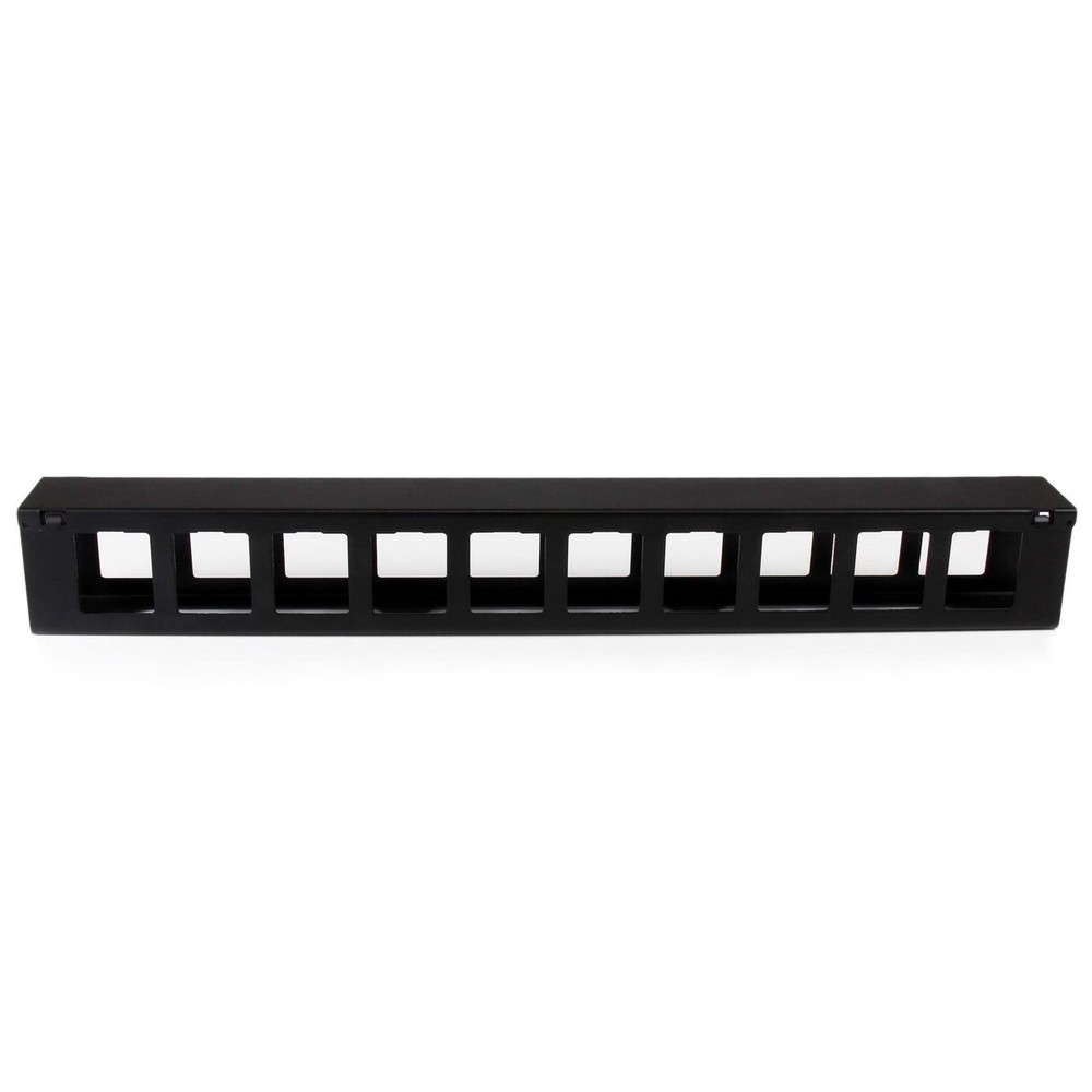 StarTech 1U Horizontal Finger Duct Rack Cable Management Panel with Cover