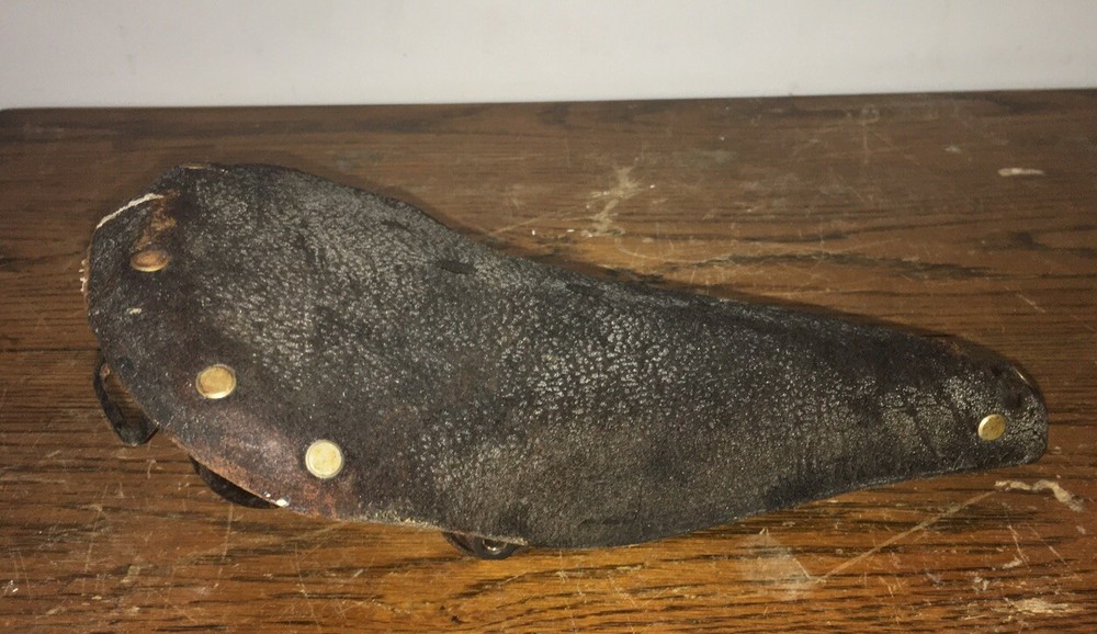 Antique Leather Bicycle Seat
