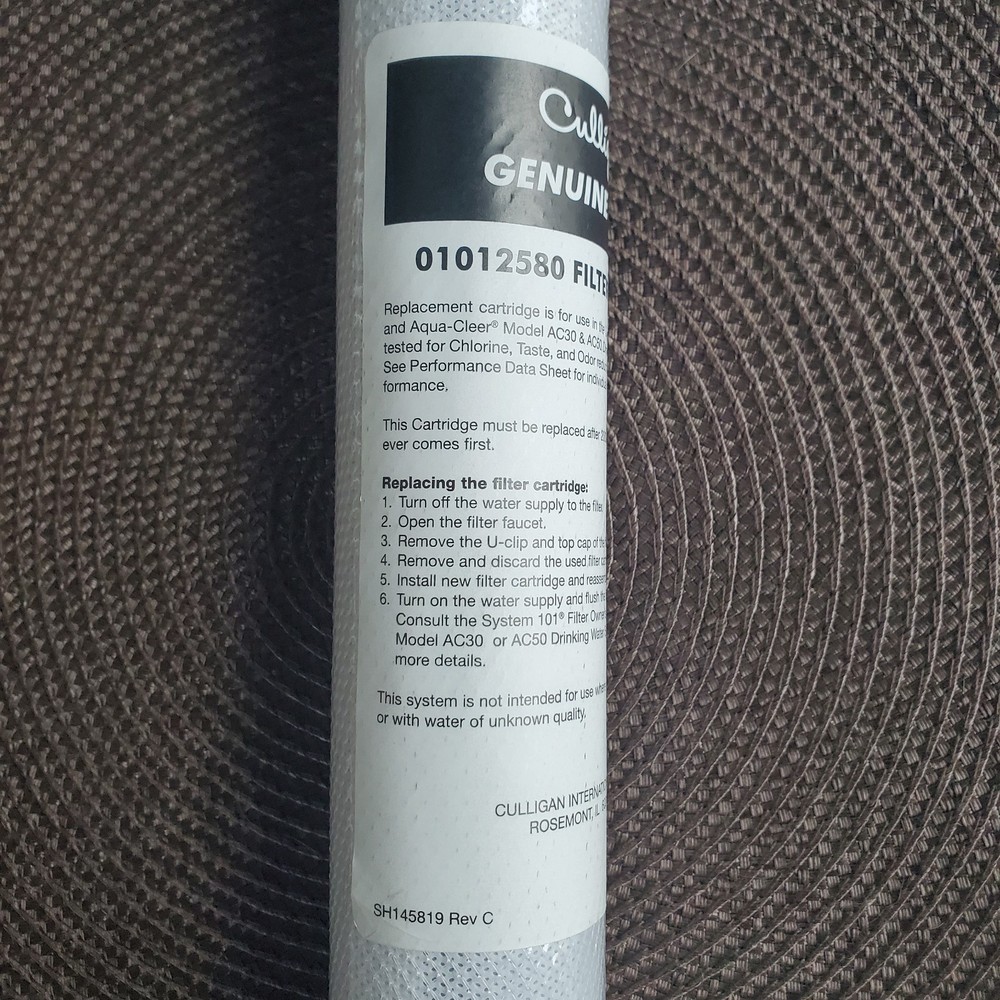 Culligan 01012580 Filter Cartridge Under Sink System 101 AquaCleer Brita Maxtra+