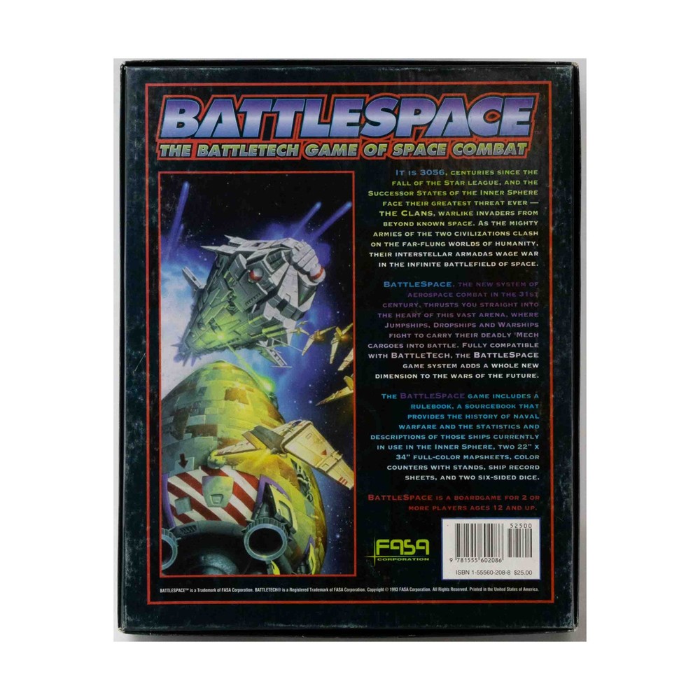 FASA Battletech Core Box Set Battlespace VG+/NM