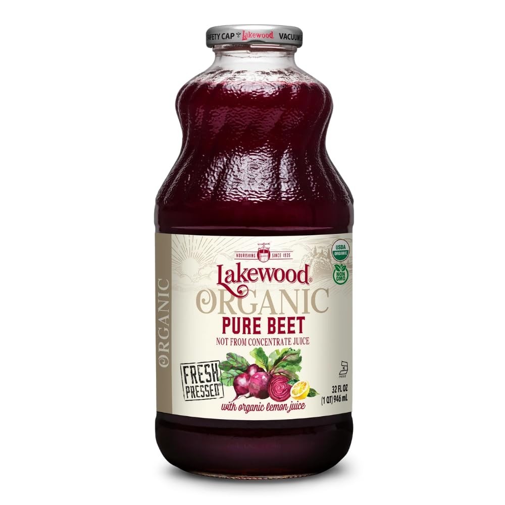 Organic Beet Juice 32 Fl Oz - Fresh Pressed, , Nutrient-Packed Refreshment