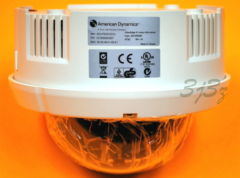 American Dynamics ADCIPE3312ICN Indoor Mini-dome Camera