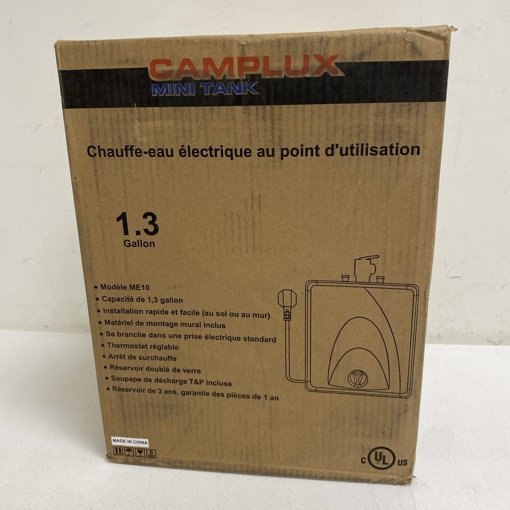 Camplux Electric Mini-Tank Water Heater Instant Hot Water Under Sink RV Workshop